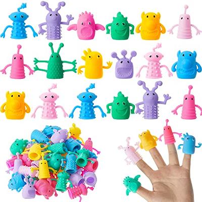 16 Pack Tiny Hands Miniature Finger Puppets Hand, Party Favors,  Educational, Toys, Mixed Style