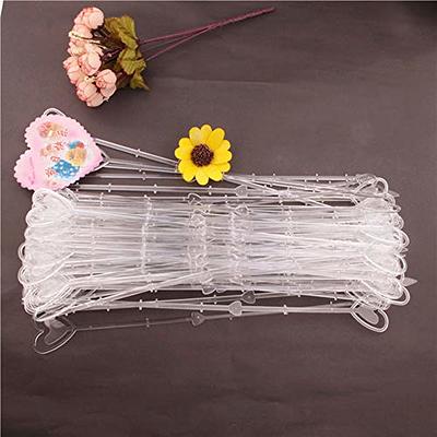 BEADNOVA Floral Card Holder Picks 50pcs 12inch Flower Pick Plastic Floral Pick Holder for Card Photos Wedding Birthday Party Decoration (Fork Shape