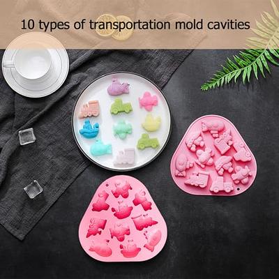 Animal Shape Candy Molds Silicone Gummy Jello Molds For Kids Animal Soap  Molds 3D Car Shape