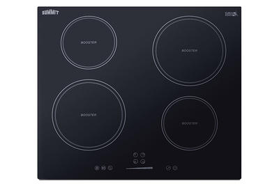 Summit SINC2B23 12 Wide 2 Burner Induction Cooktop with Boost