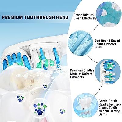 Toptheway Replacement Toothbrush Heads Compatible with Oral B