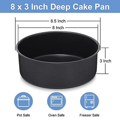9-Inch Springform Cake Pan Round - Large 10 Cup Cheesecake Baking Ware, Spring  Form Pans With Nonstick Leakproof Design, Removable Bottom, 9in x 2.5  Inches Deep, Durable Steel Cake Tins - Black - Yahoo Shopping