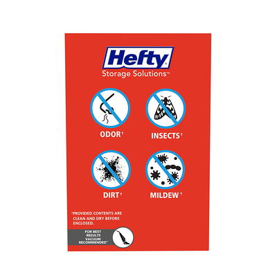  Hefty Shrink-Pak - 4 Large Vacuum Storage Bags for