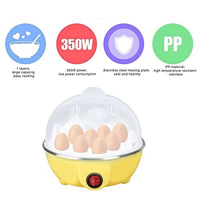 Electric Egg Cooker with Egg Piercer, Rapid Egg Boiler with Auto
