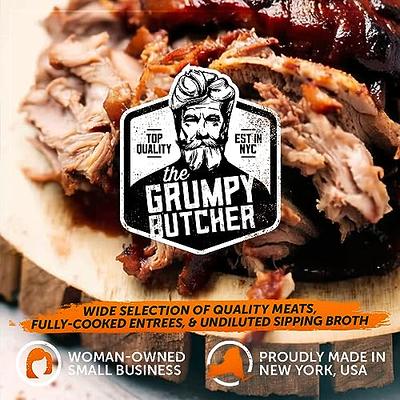 Grumpy Butcher Fully Cooked Duroc Pulled Pork - 2 lb, Hickory Wood Smoked  Premium Pulled Pork