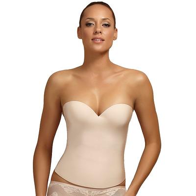 Women's Jezebel Essentials Strapless Bustier, Size: 36 C, Med Beige - Yahoo  Shopping