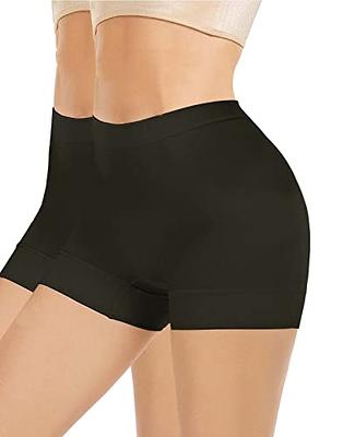 WOWENY 2 Packs Tummy Control Shapewear Shorts for Women Seamless