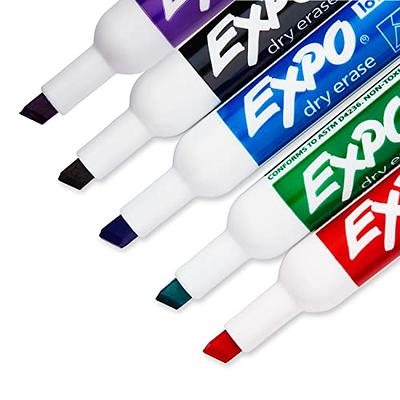 Expo 4pk Dry Erase Markers Ultra Fine Tip Multicolored : Target