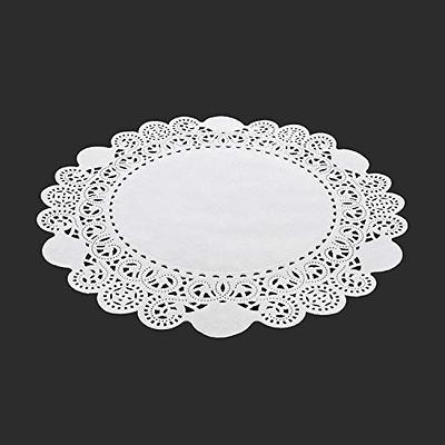 5 inch Round Paper Doilies/Lace Paper Placemats/Disposable Greaseproof  Doilies,White,Pack of 100 - Yahoo Shopping