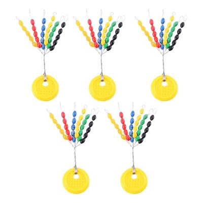 VIPMOON 600 Pieces Fishing Rubber Bobber Stopper, 6 in 1 Slip