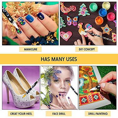 JOYJULY Nail Art Design Tools, 3D Nail Art Decorations Kit with Nail Art  Brushes Dotting Tools Holographic Nail Art Stickers Nail Foil Tape Strips  and