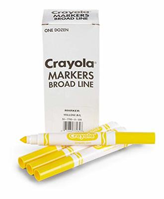 Crayola Broad Line Markers - Red (12ct), Markers for Kids, Bulk School  Supplies for Teachers, Nontoxic, Marker Refill with Reusable Box - Yahoo  Shopping