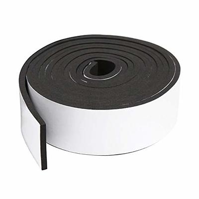 Dualplex High Density Foam Weather Stripping Door Seal Strip Insulation Tape Roll for Insulating Door Frame, Window, Air Conditioner | Self Adhesive Sealing