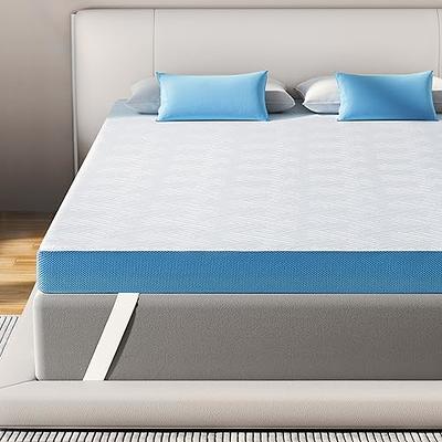 Sleepmax Mattress Topper Full Size 3 Inch - Gel Memory Foam Mattress Pad -  Medium Soft Bed Topper for Back Pain Relief - Removable Ventilated Cover -  Yahoo Shopping