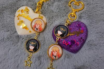 Yamikawaii Pastel Gore Keychain | Angelic Coffin - Anime-inspired art