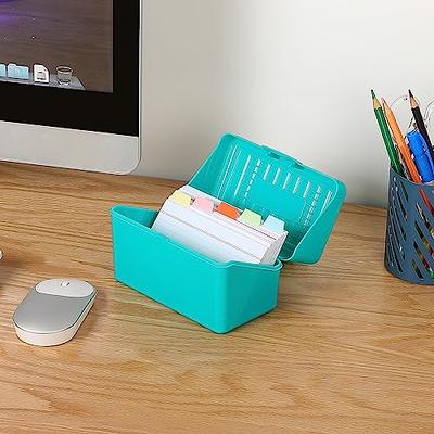 MaxGear Index Card Holder, 3x5 Index Card Organizer with Dividers