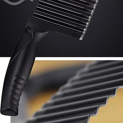 French Fries Cutter Potato Slicer Wavy Knife Wave Chopper Serrated Crinkle  Chipper Slicing Chips Making Tool Vegetable Fruit