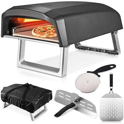  Ninja OO101 Woodfire 8-in-1 Outdoor Oven, Pizza Oven, 700°F,BBQ  Smoker,Portable, Electric,Terracotta Red with XSKOPPL Pizza Peel + XSKOCVR  Cover + XSKOP2R Woodfire Pellets+XSKUNSTAND Outdoor Stand : Everything Else