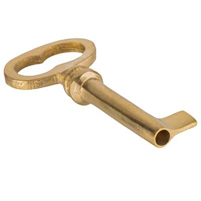 Solid Brass Small Hollow Barrel Skeleton Key Reproduction | KY-18