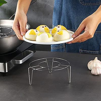 Stainless Steel Pot Rack Steam Rack Pot Mat Multi-Functional Pot