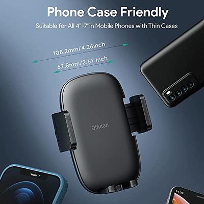 Qifutan Car Phone Holder Mount Phone Mount for Car Windshield Dashboard Air  Vent Universal Hands Free Automobile Cell Phone Holder Fit iPhone