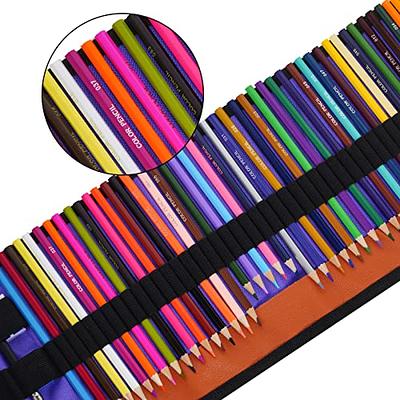 Colored Pencils Set with Canvas Wrap for Drawing Adult Coloring Books  Artist Beginner Teens School Travel Birthday Gifts Art Drawing Supplies,  Oil