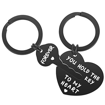 His and Her Keychain Set 2Pcs Couple Gifts for Boyfriend and Girlfriend A  Piece of Him and Her Keychain Set Couple Jewelry Anniversary Valentine's  Day Gift for Boyfriend Girlfriend Husband Wife at