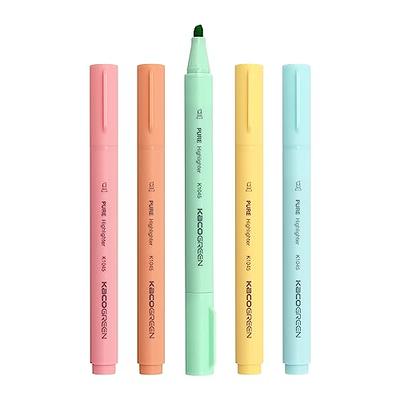 Dacono-12 Dacono Aesthetic Pastel Cute Highlighter,12 Pcs Dual Tips  Assorted Colors Highlighters for Bible and Pens No Bleed, Dry Fast Eas