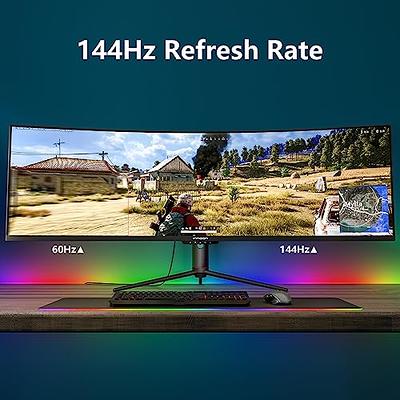 INNOCN 43G1V 43 Inch 4K Gaming Monitor 144Hz USB Type C PC Desktop AMD  Freesync HDR400 Monitor, Built-in Stereo Speakers, DisplayPort, HDMI,  Height