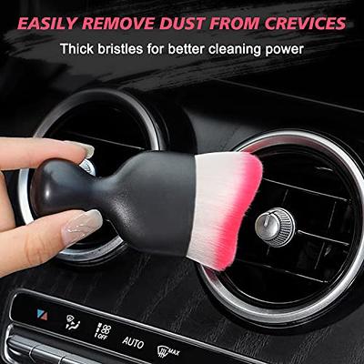 Car Interior Dust Brush Soft Bristles Detailing Brush Dusting Tool