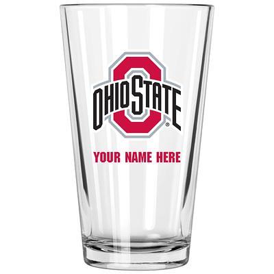 Ohio State Buckeyes Team Color 2-Pack 16oz. Pint Glass Set