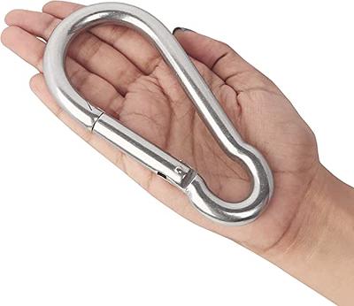 Zinc Plated Steel Safety Spring Snap Hook, 3-1/8-in