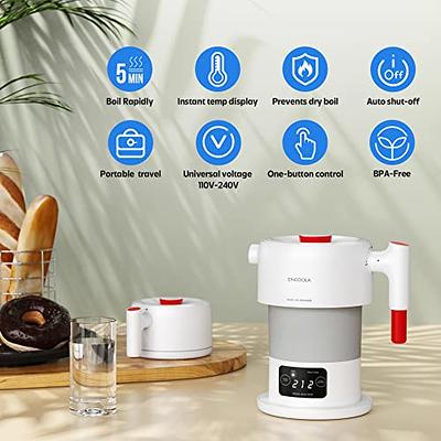 Dezin Electric Kettle, BPA-Free 1.8L Electric Water Heater, Glass Electric  Tea Kettle, 304 Stainless Steel Hot Water Kettle Warmer with Fast Boil