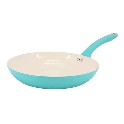 Mainstays Non-Stick Ceramic-Coated Aluminum Alloy 12in Frying Pan Blue Linen