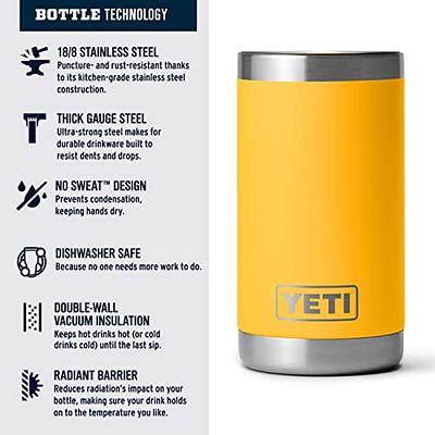  YETI Rambler 26 oz Bottle, Vacuum Insulated, Stainless Steel  with Chug Cap, Alpine Yellow: Home & Kitchen