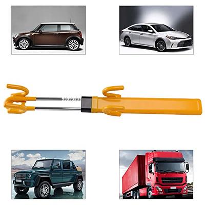 AOLIHAN Car Steering Wheel Lock, Heavy Duty Anti-Theft Car Device,  Retractable Steering Wheel Lock Bar, Steering Lock Twin Hooks Universal for  Any Vehicle Yellow (‎Double Hook Lock Yellow) - Yahoo Shopping