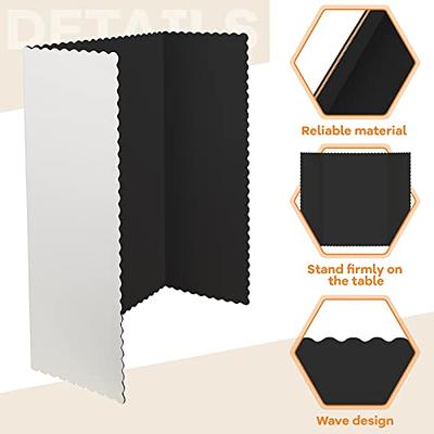 Ctosree 18 Pcs Tri Fold Display Board, Lightweight Presentation Board,  Science Fair Project Display Paperboard, Trifold Poster Board, Single  Wall(Black, 14 x 22 Inch) - Yahoo Shopping