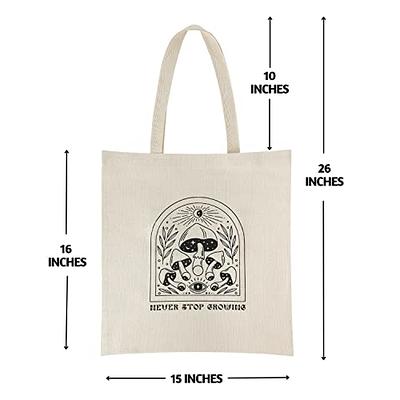 Sweetude 8 Pack Burlap Tote Bags with Strap and Pocket Canvas Tote Bag Bulk  Jute Beach Bags Large Reusable Initial Gift Tote Bag with Handles for