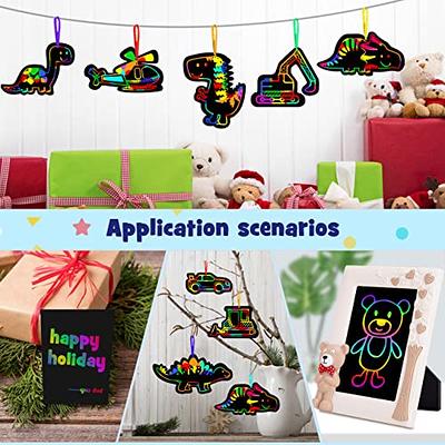 Scratch Paper Art Painting Set For Boy And Girl, Rainbow Magic Paper  Supplies Toys, Kids Age 8-12 And Up Diy Holiday Birthday Gift Party Games -  Temu