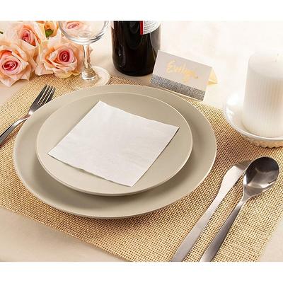 Recycled Paper Dinner Napkins, 2-ply