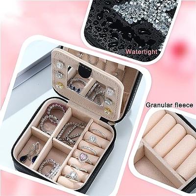 Parima Mini Jewelry Box - Travel Accessories for Women, Birthday Gifts for  Teen Girls, Letter S Jewelry Case Organizer