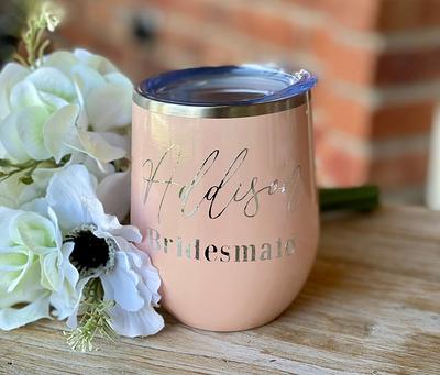 Champagne Flutes, Bridesmaid Tumbler, Custom Tumbler, Bridesmaid Gift Wine  Tumbler, Personalized Tumbler, Bridesmaid Proposal - Yahoo Shopping