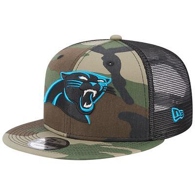 Men's '47 Blue/Natural Carolina Panthers Flagship MVP Trucker Snapback Hat