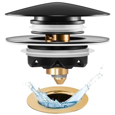 Artiwell Universal Lift and Turn Bath Drain Stopper and Cover, Bathtub  Drain Stopper, Replaces Lift and Turn, Tip-Toe and Trip Lever drains for Tub,  EZ Installation and Clearing (Chrome Plated) - Yahoo