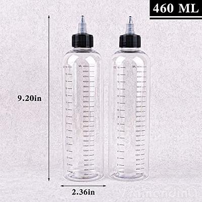 150ml Salon Hair Color Measuring Applicator Bottle Scale Hairdressing Tool