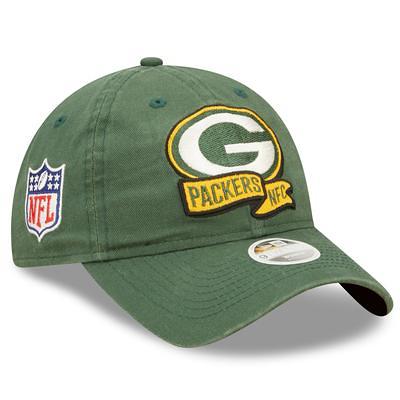 Green Bay Packers New Era 2022 Sideline Cuffed Pom Knit Hat - Black/