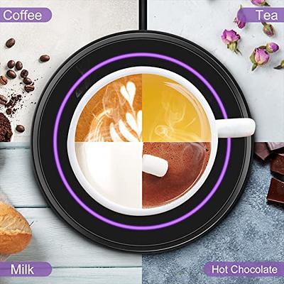 2X Tea Cup Coffee Mug Warmer & Qi Wireless Charger w/Auto-Shut Off