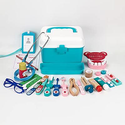 STEAM Life Toy Doctor Kit for Kids Doctor Playset, 56pcs Dentist Kit for  Kids Doctor Kit for Toddlers Boys Girls Pretend Play Doctor Set for Kids