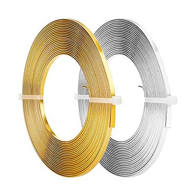 6 Meters of 1.5mm Gold Aluminum Bendable Wire, 16 Gauge Wire, Craft and  Beading Wire, Gold Color Wire for Jewelry Making & Wire Wrapping 