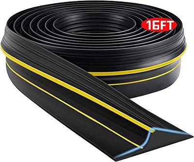 23Ft Rubber Weather Stripping Door Seal Strip for Door & Window,  Self-Adhesive Backing Seal Large Gap (from 1/10 inch to 11/50 inch), Rubber  Seal Strip for Door Insulation, Easy Cut to Size 